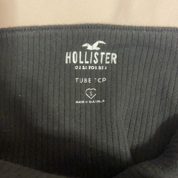 Hollister Black Ribbed Tube Top - Picture 4 of 4